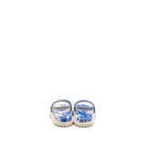 Dior Sandals Embroidered Cotton/ Rubber Blue 3