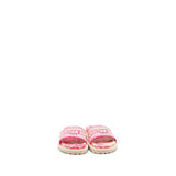 Dior Sandals Embroidered Cotton/ Rubber Pink 2