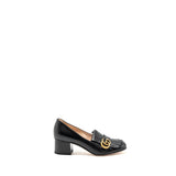 Gucci Marmont Loafer Pumps Calfskin Black GHW 5