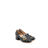 Gucci Marmont Loafer Pumps Calfskin Black GHW 1