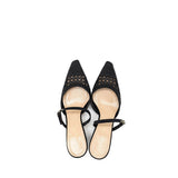 Dior Capture Mule Sandals Cannage Black 4