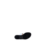 Gucci Leather Thong Sandal With Double G Leather Light Blue SHW 6