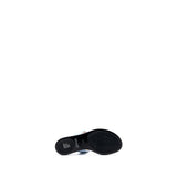 Gucci Leather Thong Sandal With Double G Leather Light Blue SHW 7
