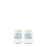 Dior Addict Blue Toile de Jouy Technical Fabric Low Top Sneakers 4