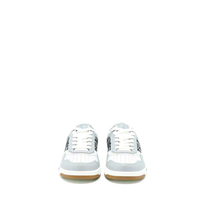Dior B27 Low-Top Sneaker Calfskin/Oblique Jacquard Beige/Blue/Grey