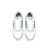 Dior B27 Low-Top Sneaker Calfskin/Oblique Jacquard Beige/Blue/Grey 3