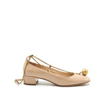 Christian Dior Patent Leather Pumps In Beige 4