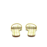 Dior DWay Slide Lime Embroidered Cotton 4