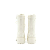 Dior D-Leader Ankle Boot Quilted Cannage Calfskin White SHW 3