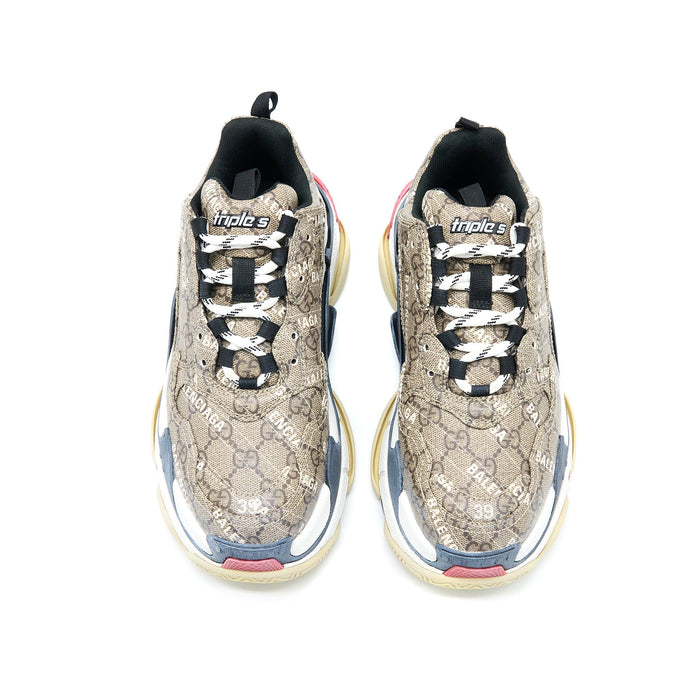 Gucci x Balenciaga Triple S the Hacker Project Polyester/Rubber Multicolour