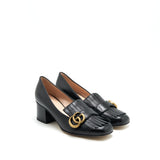 Gucci Leather Mid-Heel Pump 1