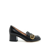 Gucci Leather Mid-Heel Pump 4