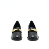 Gucci Sylvia Mid-Heel Pump Black GHW 3