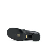 Gucci Sylvia Mid-Heel Pump Black GHW 7