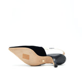 Dior Slingback Pump Velvet Navy 6