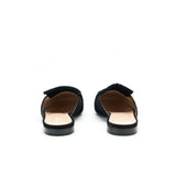 Gucci GG Suede Leather Mules Black 4