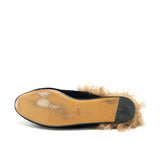 Gucci Velvet Mules Fur Black 6