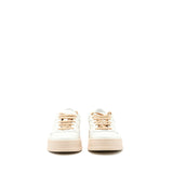 Gucci Women’s GG Embossed Sneaker White/Pink 2