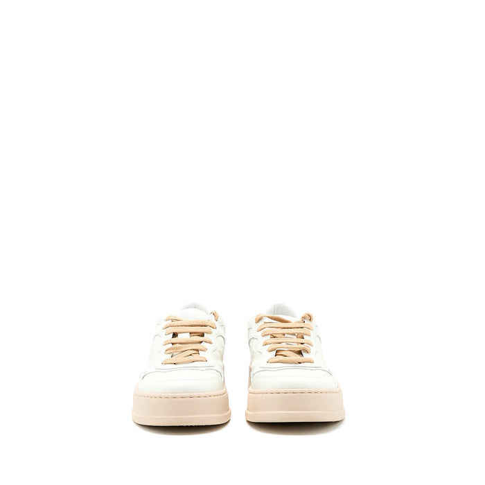 Gucci Women’s GG Embossed Sneaker White/Pink