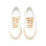Gucci Women’s GG Embossed Sneaker White/Pink 3