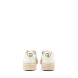 Gucci Women’s GG Embossed Sneaker White/Pink 4