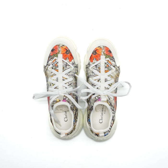 Dior D-Connect Sneaker Flower Printed Fabric Multicolour