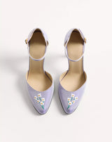 Valentino Hi Dolly Fabric Pumps Floral Embroidery 7