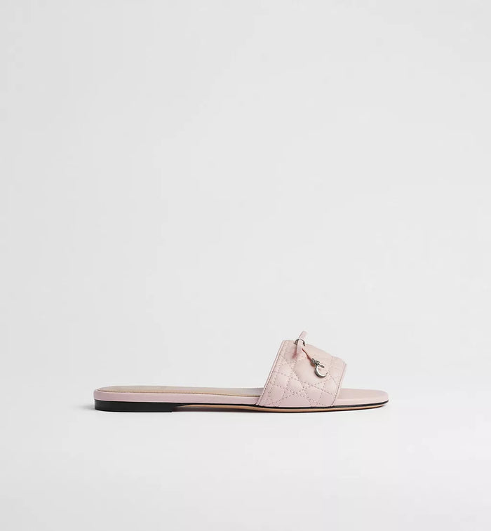 Dior Cannage Slide Soupir Pink