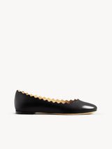 Chloé Lauren Scalloped Ballerina — Black 2