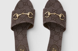 Gucci Platform Slide Sandal With Horsebit Dark Brown 2