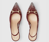 Gucci Slingback Pump with Crystal Horsebit 2
