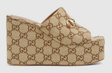 Gucci Wedge Sandal With Horsebit 1