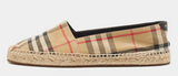 Burberry Vintage Check Canvas & Leather Sandal — Beige Check 1