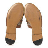 Gucci Horsebit Slide Sandals Beige & Ebony GG 7