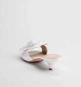 Dior Aurore Heeled Sandal White 2
