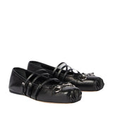 Gucci Shearling Ballerinas Black 1