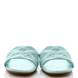 Louis Vuitton Revival Flat Mule in Vert d'Eau Lambskin 2