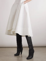 Bottega Veneta Intrecciato Leather Knee Boots 4