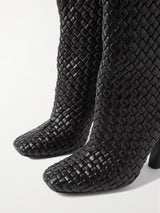 Bottega Veneta Intrecciato Leather Knee Boots 3