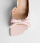 Dior Bow Heeled Slingback Sandal Pink 3