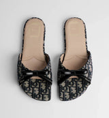 Dior Bow Slide Deep Blue 1