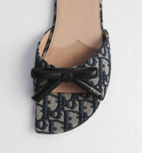 Dior Bow Slide Deep Blue 2