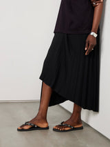Balenciaga Cagole Embellished Rubber Flip Flops 4