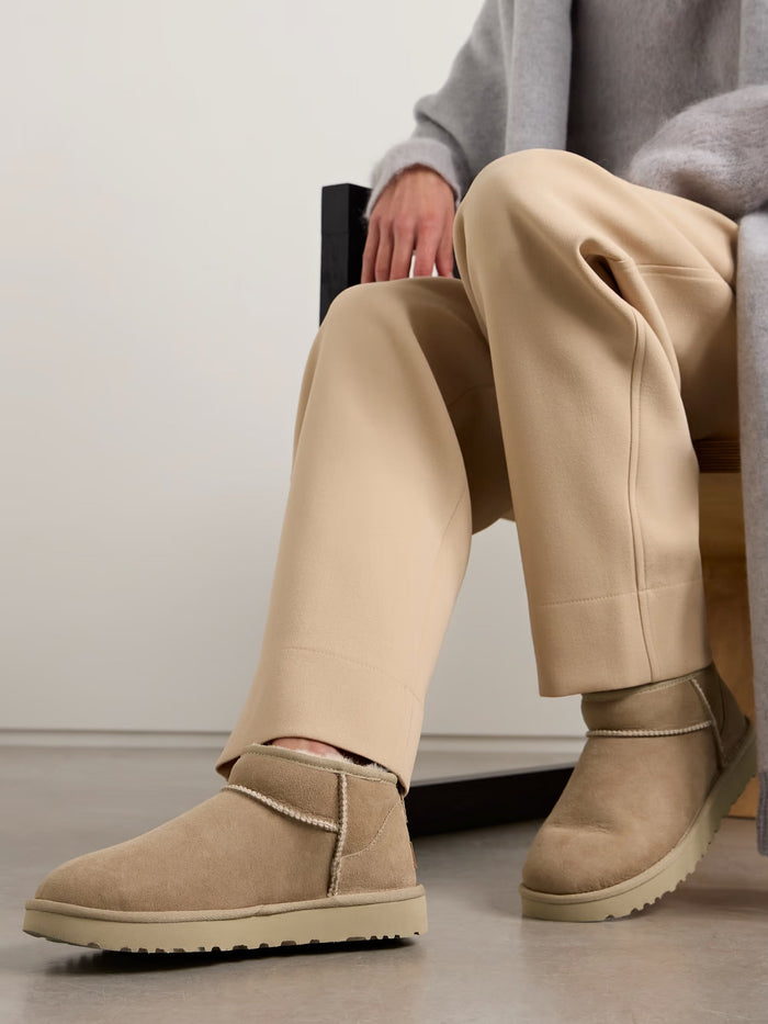 UGG Classic Ultra Mini Shearling Boots Beige