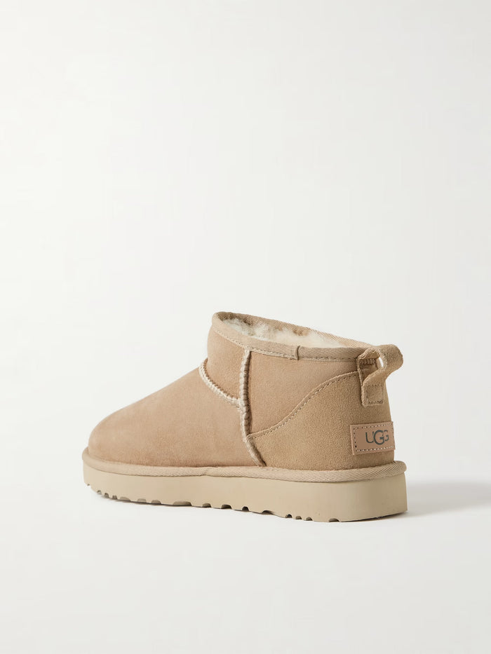 UGG Classic Ultra Mini Shearling Boots Beige