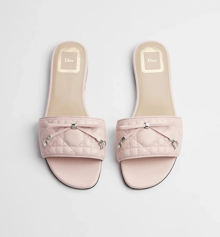 Dior Cannage Slide Soupir Pink