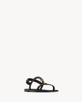 YSL Cassandra Sandals in Smooth Leather 1