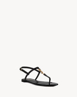 YSL Cassandra Sandals in Patent Leather 1