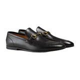 Gucci Jordaan Leather Loafer Black 1