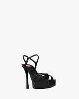YSL Debbie Platform Sandals in Smooth Leather 2